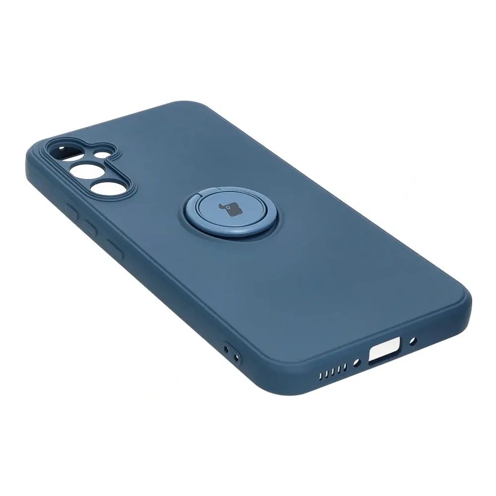 Hurtownia GSM - Etui Bizon Case Silicone Ring Sq do Samsung Galaxy A34 5G granatowe - BIZ7429 - {ean13} - Hurt