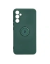 Bizon Case Silikonring Sq do Samsung Galaxy A34 5G dunkelgrün