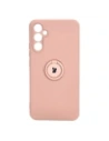 Bizon Case Silikonring Sq Samsung Galaxy A34 5G hellrosa
