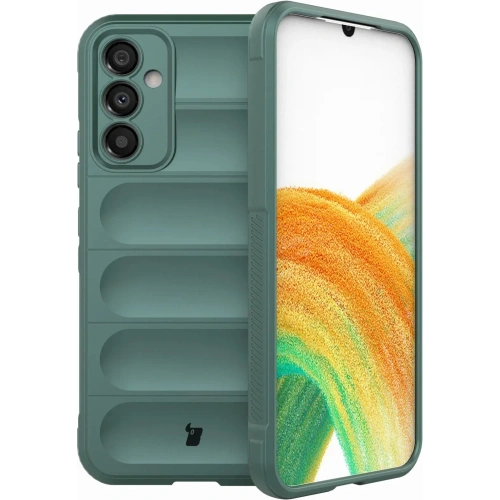 Pancerne etui Bizon Case Tur do Samsung Galaxy A34 5G ciemnozielone