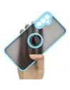 Hurtownia GSM - Etui z uchwytem na palec Bizon Case Hybrid Ring do Samsung Galaxy A34 5G przydymione z jasnoniebieską ramką - BIZ7437 - {ean13} - Hurt