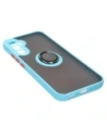 Hurtownia GSM - Etui z uchwytem na palec Bizon Case Hybrid Ring do Samsung Galaxy A34 5G przydymione z jasnoniebieską ramką - BIZ7437 - {ean13} - Hurt