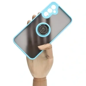Hurtownia GSM - Bizon Case Hybrid Gyűrű Samsung Galaxy A34 5G füstös világoskék kerettel - BIZ7437 - {ean13} - Hurt