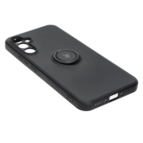 Etui Bizon Case Silicone Ring Sq do Samsung Galaxy A34 5G czarne