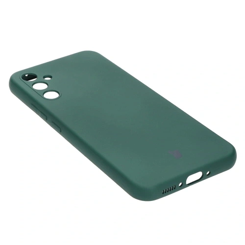 Etui Bizon Case Silicone do Samsung Galaxy A34 5G ciemnozielone