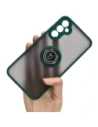 Hurtownia GSM - Etui z uchwytem na palec Bizon Case Hybrid Ring do Samsung Galaxy A34 5G przydymione z ciemnozieloną ramką - BIZ7441 - {ean13} - Hurt