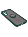 Hurtownia GSM - Etui z uchwytem na palec Bizon Case Hybrid Ring do Samsung Galaxy A34 5G przydymione z ciemnozieloną ramką - BIZ7441 - {ean13} - Hurt