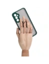 Hurtownia GSM - Etui z uchwytem na palec Bizon Case Hybrid Ring do Samsung Galaxy A34 5G przydymione z ciemnozieloną ramką - BIZ7441 - {ean13} - Hurt