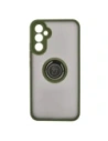 Hurtownia GSM - Etui z uchwytem na palec Bizon Case Hybrid Ring do Samsung Galaxy A34 5G przydymione z zieloną ramką - BIZ1056 - {ean13} - Hurt