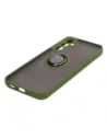 Hurtownia GSM - Bizon Case Hybrid Ring Samsung Galaxy A34 5G fumuriu cu un cadru verde - BIZ1056 - {ean13} - Hurt
