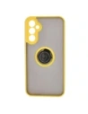 Hurtownia GSM - Bizon Case Hybrid Ring Samsung Galaxy A34 5G fumuriu cu un cadru galben - BIZ1057 - {ean13} - Hurt