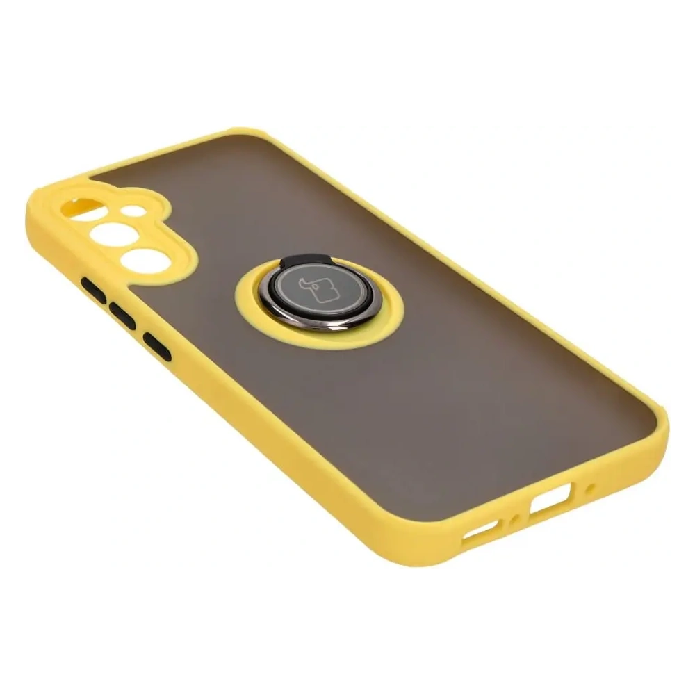 Hurtownia GSM - Bizon Case Hybrid Ring Samsung Galaxy A34 5G füstös sárga kerettel - BIZ1057 - {ean13} - Hurt
