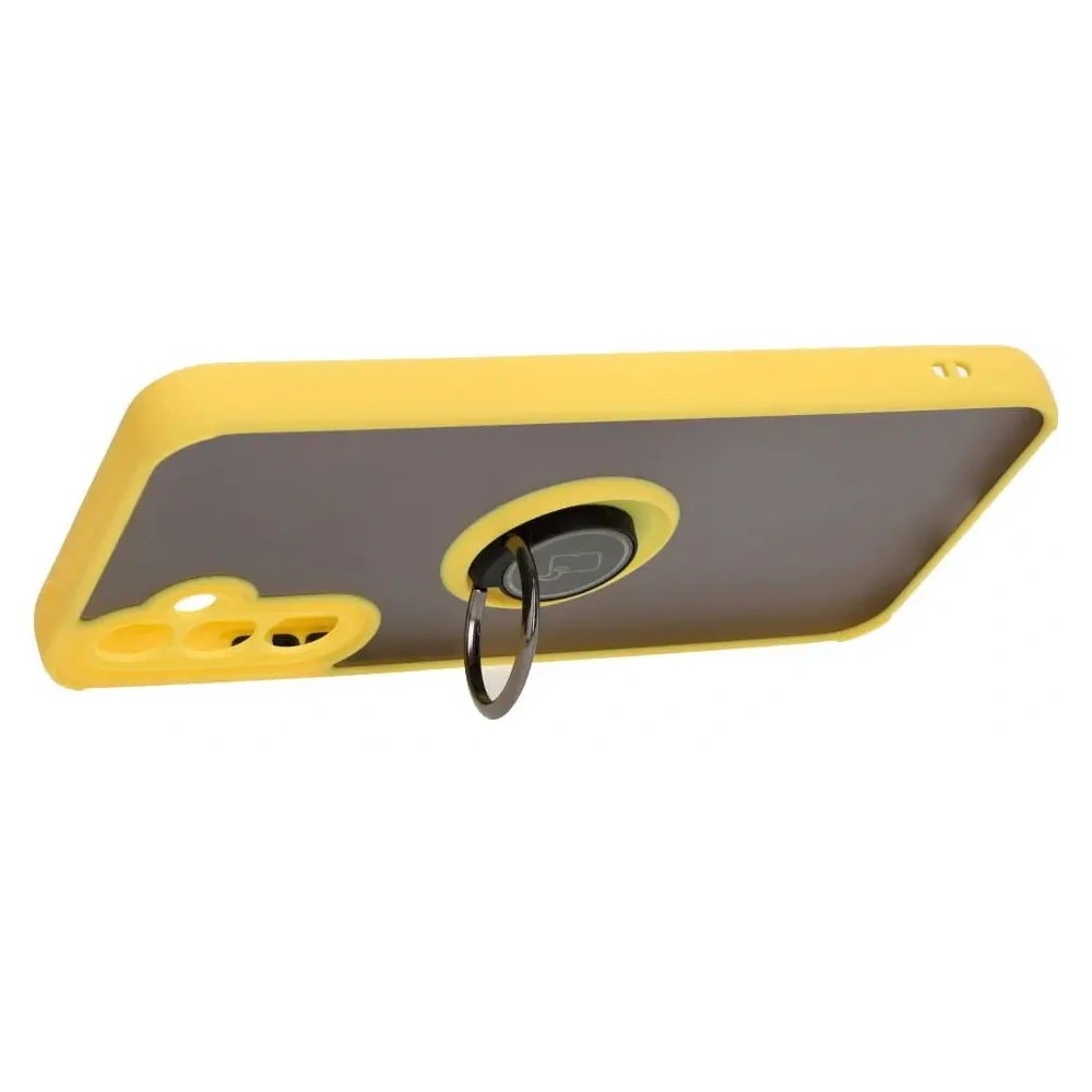 Hurtownia GSM - Bizon Case Hybrid Ring Samsung Galaxy A34 5G füstös sárga kerettel - BIZ1057 - {ean13} - Hurt