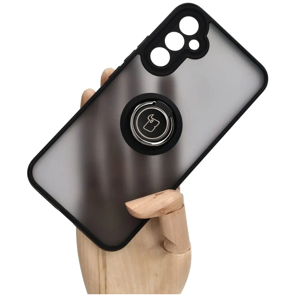 Hurtownia GSM - Bizon Case Hybrid Ring Samsung Galaxy A34 5G füstös fekete kerettel - BIZ1058 - {ean13} - Hurt