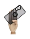 Wholesale Bizon Case Hybrid Ring Samsung Galaxy A34 5G smoky with a black frame - BIZ1058 - {ean13} - Hurt