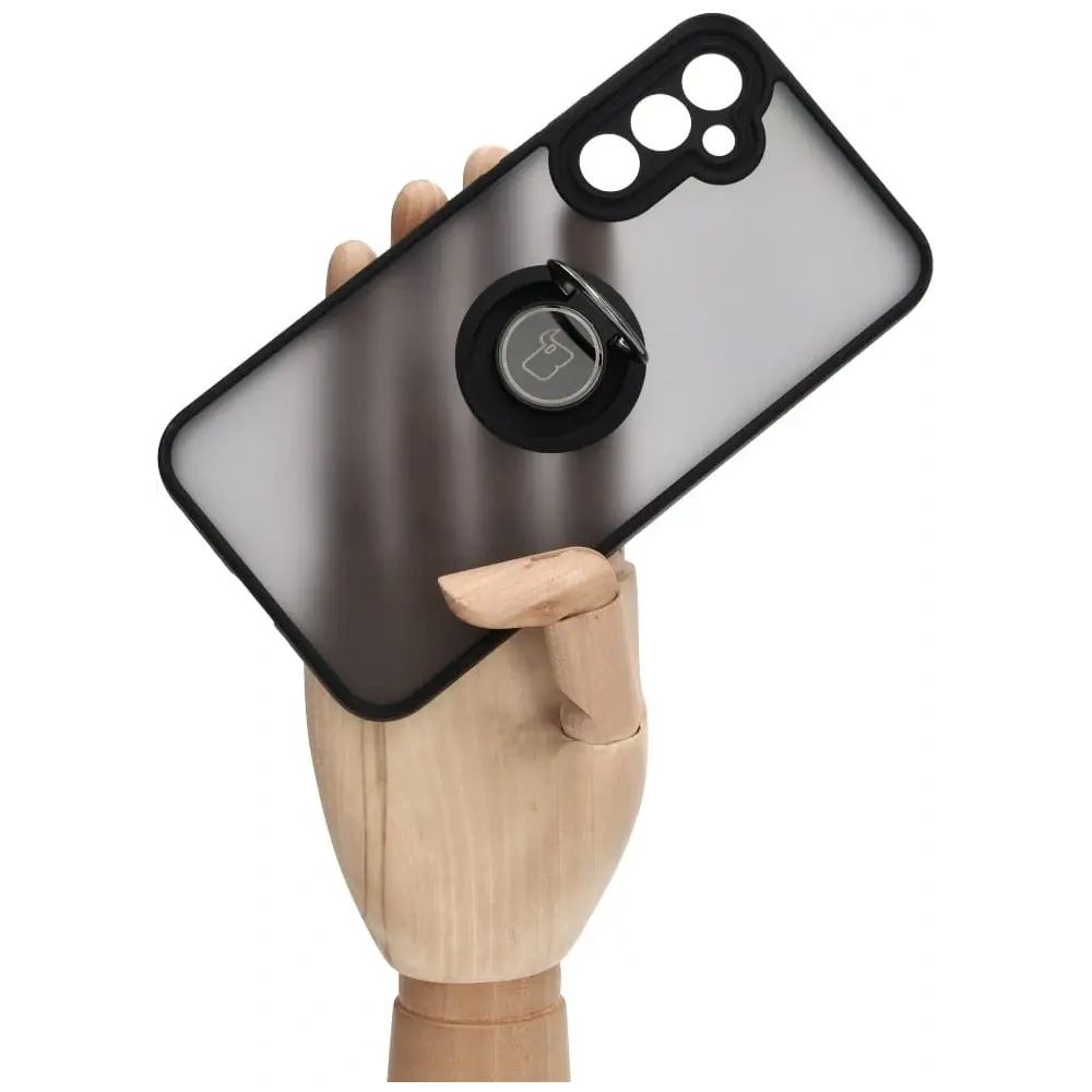 Hurtownia GSM - Bizon Case Hybrid Ring Samsung Galaxy A34 5G füstös fekete kerettel - BIZ1058 - {ean13} - Hurt