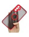 Wholesale Bizon Case Hybrid Ring Samsung Galaxy A34 5G smoky with a red frame - BIZ1059 - {ean13} - Hurt