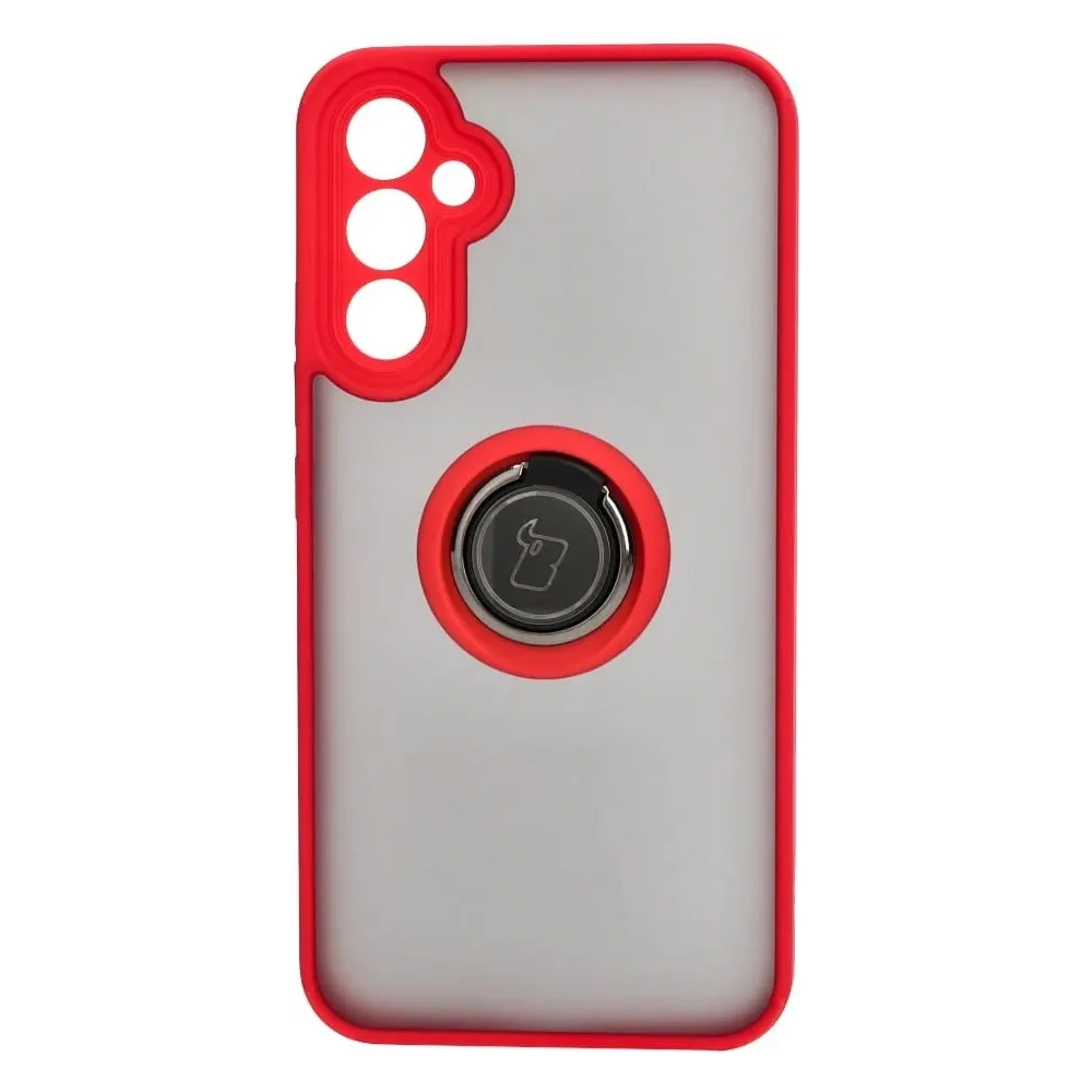 Hurtownia GSM - Bizon Case Hybrid Ring Samsung Galaxy A34 5G füstös piros kerettel - BIZ1059 - {ean13} - Hurt