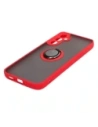 Hurtownia GSM - Etui s úchytem na prst Bizon Case Hybrid Ring pro Samsung Galaxy A34 5G kouřové s červeným rámem - BIZ1059 - {ean13} - Hurt