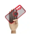 Wholesale Bizon Case Hybrid Ring Samsung Galaxy A34 5G smoky with a red frame - BIZ1059 - {ean13} - Hurt