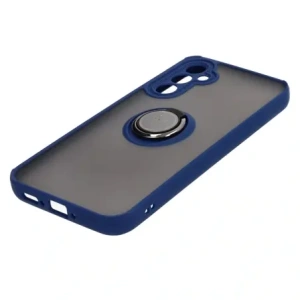 Hurtownia GSM - Bizon Case Hybrid Ring Samsung Galaxy A34 5G füstös színben, tengerészkék kerettel - BIZ1060 - {ean13} - Hurt