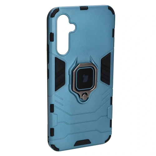 Etui Bizon Case Armor Ring do Samsung Galaxy A34 5G niebieskie