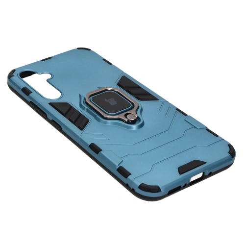 Etui Bizon Case Armor Ring do Samsung Galaxy A34 5G niebieskie