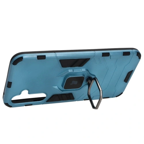 Etui Bizon Case Armor Ring do Samsung Galaxy A34 5G niebieskie