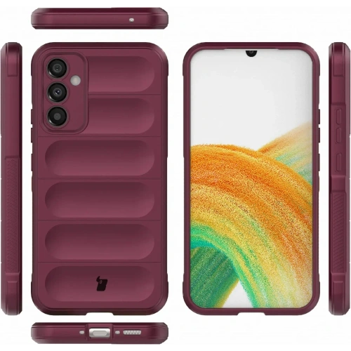 Pancerne etui Bizon Case Tur do Samsung Galaxy A34 5G ciemnofioletowe