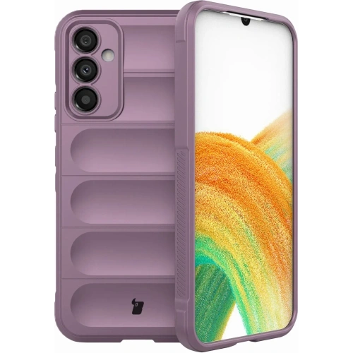 Pancerne etui Bizon Case Tur do Samsung Galaxy A34 5G jasnofioletowe