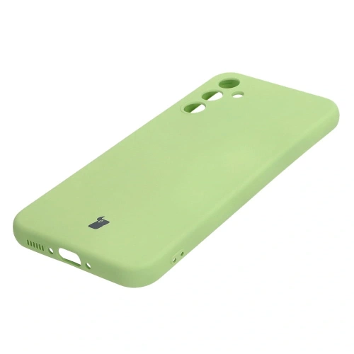 Etui Bizon Case Silicone do Samsung Galaxy A34 5G jasnozielone