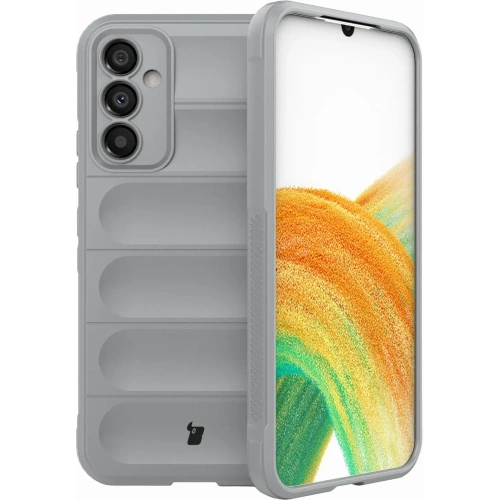 Pancerne etui Bizon Case Tur do Samsung Galaxy A34 5G jasnoszare