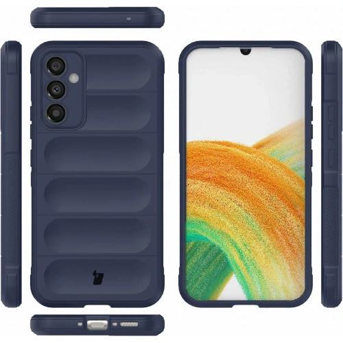 Pancerne etui Bizon Case Tur do Samsung Galaxy A34 5G granatowe