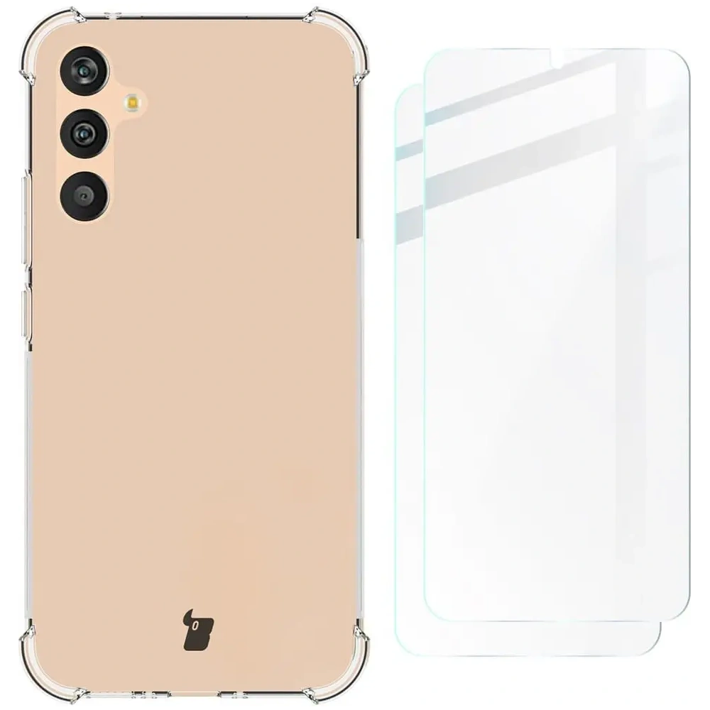Hurtownia GSM - Etui + 2x szkło na ekran Bizon Case Clear Pack do Samsung Galaxy A34 5G przezroczyste - BIZ1076 - {ean13} - Hurt