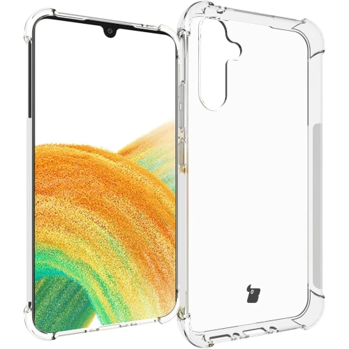 Etui + 2x szkło na ekran Bizon Case Clear Pack do Samsung Galaxy A34 5G przezroczyste