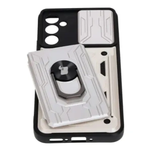 Hurtownia GSM - Bizon Case Camshield Kártyahely Gyűrű Samsung Galaxy A34 5G fehér - BIZ7453 - {ean13} - Hurt