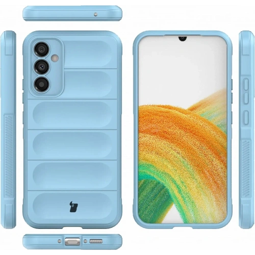 Pancerne etui Bizon Case Tur do Samsung Galaxy A34 5G jasnoniebieskie