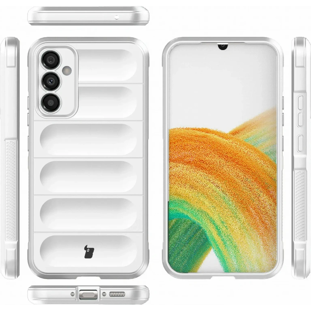 Hurtownia GSM - Pancerne etui Bizon Case Tur do Samsung Galaxy A34 5G białe - BIZ7455 - {ean13} - Hurt