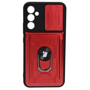 Hurtownia GSM - Bizon Case Camshield Kártyafoglalatos Gyűrű Samsung Galaxy A34 5G piros - BIZ7456 - {ean13} - Hurt