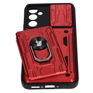 Hurtownia GSM - Bizon Case Camshield Kártyafoglalatos Gyűrű Samsung Galaxy A34 5G piros - BIZ7456 - {ean13} - Hurt