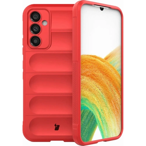 Pancerne etui Bizon Case Tur do Samsung Galaxy A34 5G czerwone