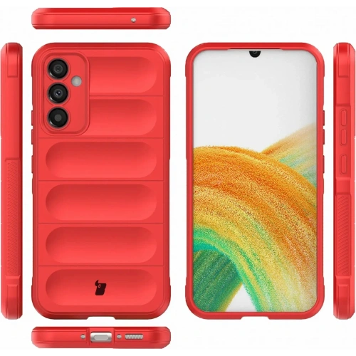 Pancerne etui Bizon Case Tur do Samsung Galaxy A34 5G czerwone