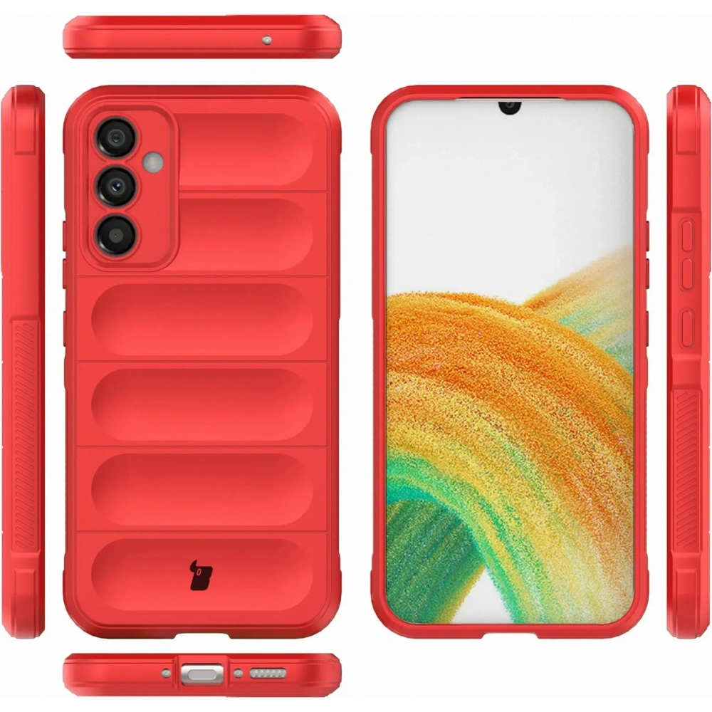 Hurtownia GSM - Pancerne etui Bizon Case Tur do Samsung Galaxy A34 5G czerwone - BIZ7457 - {ean13} - Hurt