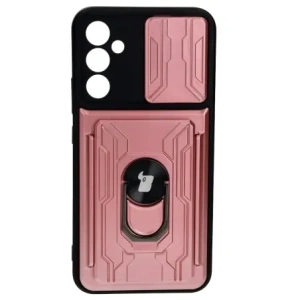 Hurtownia GSM - Bizon Case Camshield Kártyafoglalatos Gyűrű Samsung Galaxy A34 5G világos rózsaszín - BIZ7458 - {ean13} - Hurt