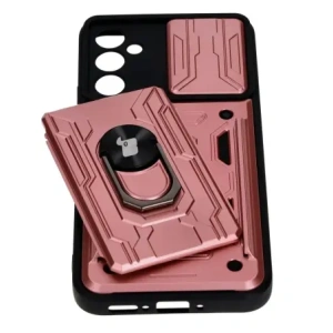Hurtownia GSM - Bizon Case Camshield Kártyafoglalatos Gyűrű Samsung Galaxy A34 5G világos rózsaszín - BIZ7458 - {ean13} - Hurt