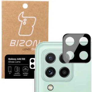 Hurtownia GSM - Bizon üveg lencse Samsung Galaxy A42 5G [2 CSOMAG] - BIZ1083 - {ean13} - Hurt