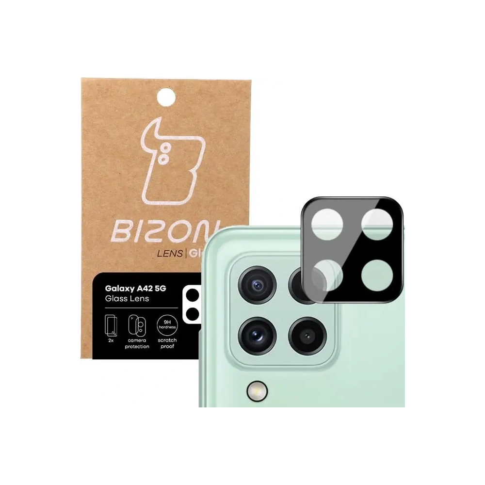 Hurtownia GSM - Bizon Glaslinse Samsung Galaxy A42 5G [2 PACK] - BIZ1083 - {ean13} - Hurt