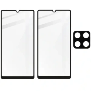 Hurtownia GSM - Bizon Glass Edge 2x edzett üveg + lencsevédő Samsung Galaxy A42 5G fekete - BIZ7460 - {ean13} - Hurt