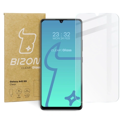 3x szkło hartowane Bizon Glass Clear do Samsung Galaxy A42 5G