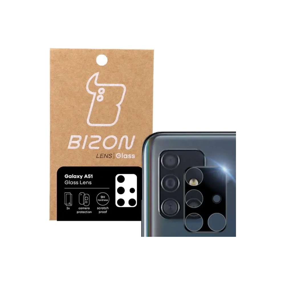 Wholesale Bizon Glass Lens Samsung Galaxy A51 [2 PACK] - BIZ7462 - {ean13} - Hurt